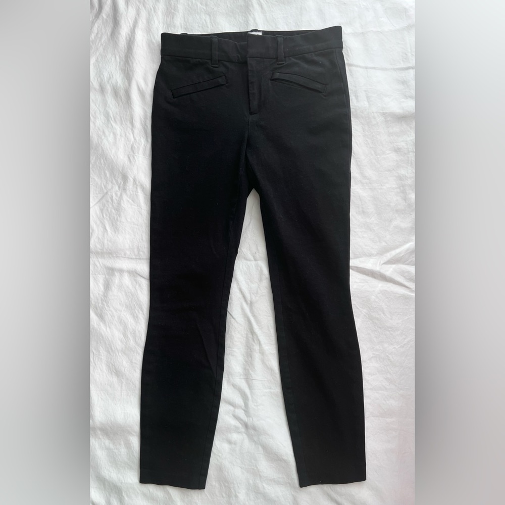 GAP BI-STRETCH SKINNY ANKLE PANTS (SIZE 00 / BLACK)